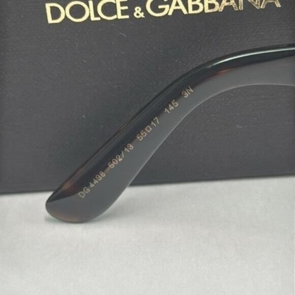 Dolce and Gabbana Brown Gradient Butterfly Ladies Sunglasses DG4438 502/13 55 - Picture 8 of 13